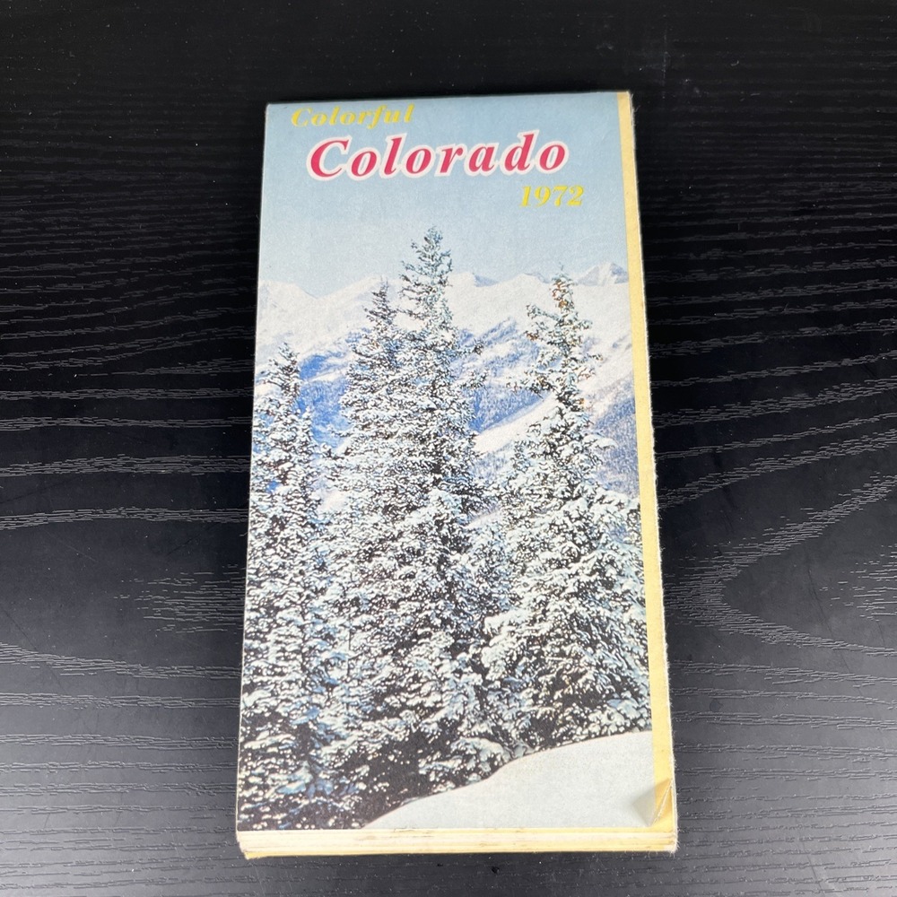 Colorful Colorado 1972 Map‎ The A.B. Hirschfeld Press Denver